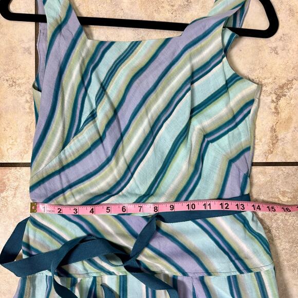 Rabbit Rabbit Rabbit Designs Vintage Blue Scenery Fit to Flare Short Dress 8 - Picture 4 of 12